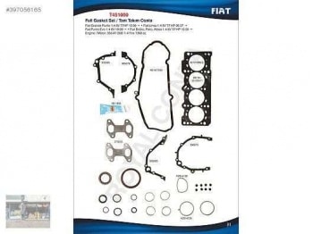MOTOR TAKIM CONTASI RAINZ KECELI VE SUBAP LASTIKLI PUNTO PALIO ALBEA LINEA 1,4 8V 77PS - ROYAL T451000