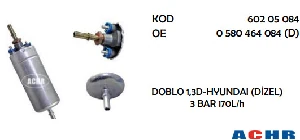 Unıversal Yakıt Pompası Doblo-Albea-1,3d-Hyundaı (dizel) 3 Bar 170l/h **traktör Steyr-Johndeere - Achr-60205084