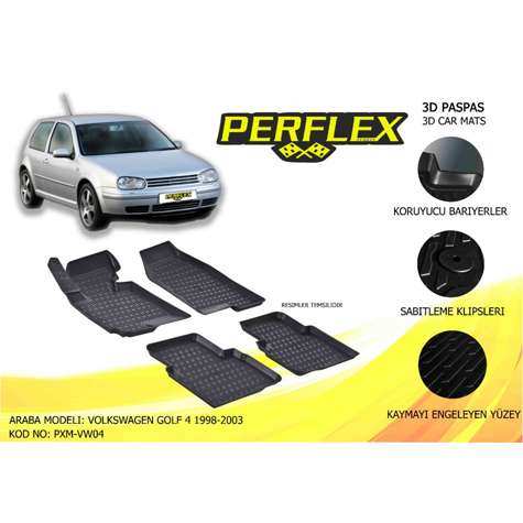 PASPAS 3D HAVUZLU X-MAT GOLF 4 1998-2003 - PERFLEX PXM-VW04