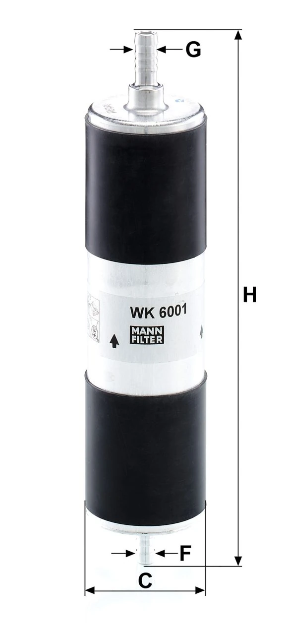 Vag Yakıt Filtresi Audı A6 2,0 Tdi 04> Seat Exeo 2,0tdi 08> - Mann Wk6001