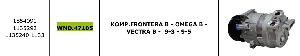 Unıversal Klima Kompresörü>frontera B - Omega B - Vectra B -  9-3 - 9-5 - Wondo-47105