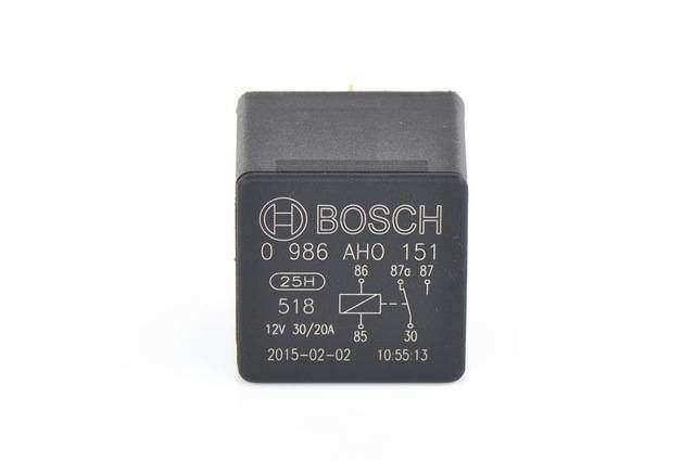 MINI ROLE (DEGISTIRICI) 12V 30A 5 PINLI BRAKETSIZ - BOSCH 0986AH0151