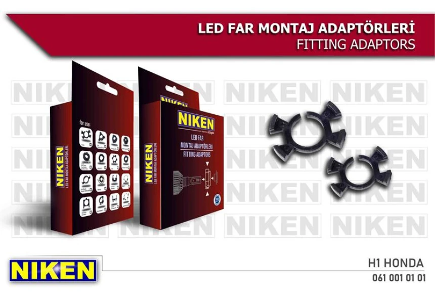 Unıversal Led Far Montaj Adaptoru H1 Honda (l01) - Niken 061 001 01 01