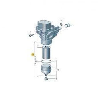 Vag Yag Filtre Kutugu Komple (sogutuculu) A1 A3 Q2 Q3 Arteon Caddy CC Crafter Golf VII Jetta Passat Tigu - Brom Vw5031