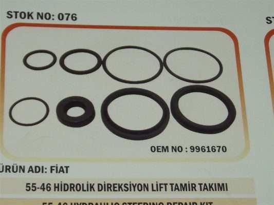 47094 55-46 Hidrolik Direksiyon Lift Tamir Takımı 076 9961670 Karadeniz C-455 - PY-47094 - PY-47094