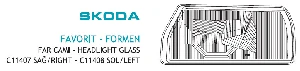 Unıversal Far Camı-Skoda Favorıt-Formen  Sol - Ayfar-C11408