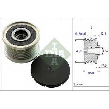 ALTERNATOR KASNAGI W204 08>14 W205 14>18 VITO W447 14> VITO W639 10> ,  MOVANO MASTER III MEGANE III - INA 535015310