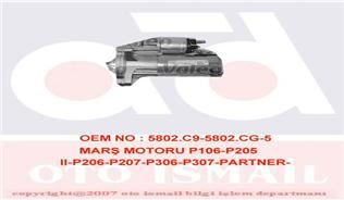 MARS MOTORU 12V 9 DIS 1,3KW BERLINGO C2 C3 C4 NEMO - VALEO 442623