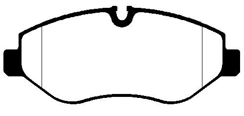 Vag Fren Balatası On Vito W639 07> Vito W447 14> Crafter 06> Sprinter 06> - Beser 3925