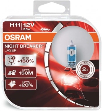 HALOGEN AMPUL H11 12V 55W FAR VE SIS (IKILI) - OSRAM 64211NL