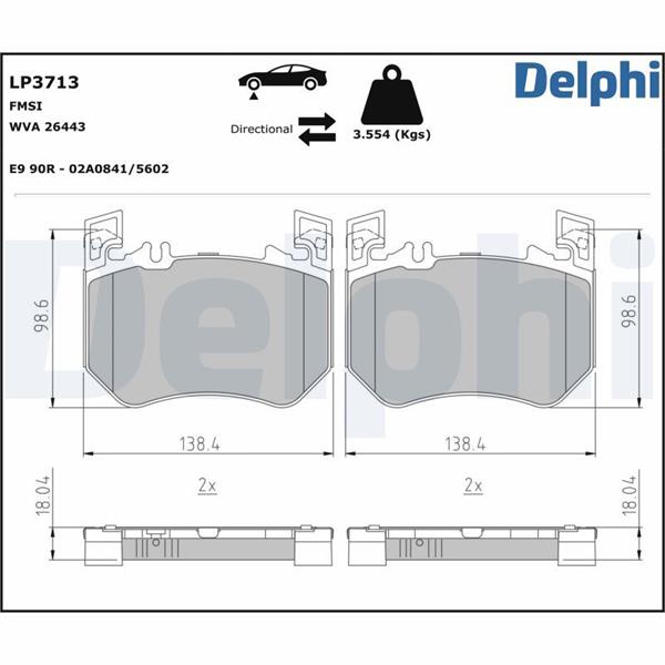 FREN BALATASI ON S-CLASS W223 20> - DELPHI LP3713