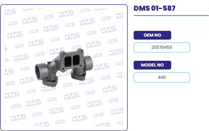 EGZOZ MANIFOLDU ORTA - RENAULT - PREMIUM 440 / VOLVO - DEMOSAN 01-587