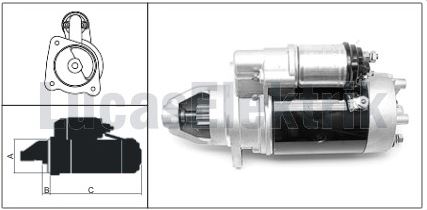MARS MOTORU 24V 3,5KW 10 DIS 3M113 BMC PRO 617 620 (619 240 36 619 240 46 YERINE) - LUCAS 619 241 46