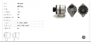 ALTERNATÖR-12V 120A A125 TÜMOSAN 7 KANALLI - LUCAS-61920554