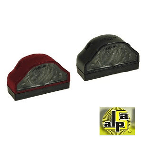 LEDLİ PLAKA LAMBASI-12V/24V SİYAH - SERTPLAS-0250LLEDZ