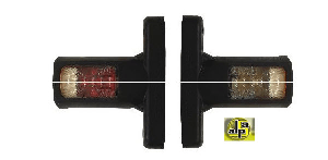 LEDLİ BOYNUZ LAMBA DÜZ-KISA - SERTPLAS-0339L