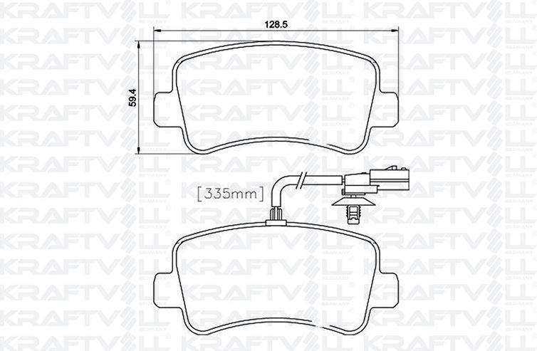 FREN BALATASI ARKA MASTER III MOVANO B 2.3CDTI 07 / 10 > 440601147R - KRAFTVOLL 07010058