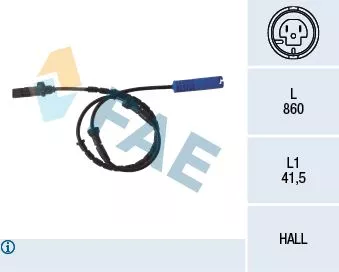 ABS SENSORU ARKA BMW E39 96>03 - FAE 78046