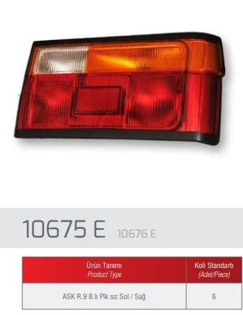 Renault Eski Stop Lambası Sag R9 - Farba 10676d