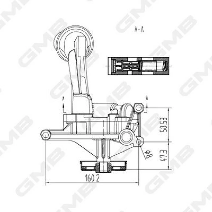 Mercedes Yag Pompası - Dislisi Üzerinde - Gmb Goas-53a