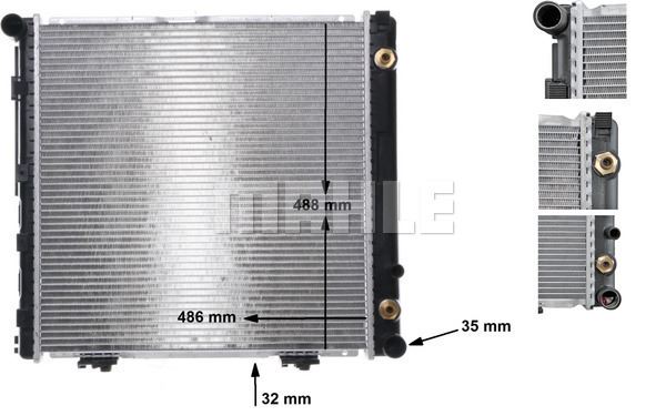 MOTOR SU RADYATORU (KLIMALI / OTOMATIK SANZIMAN) W124 93>95 S124 93>96 C124 93>97 A124 93>98 - MAHLE CR 291 000S