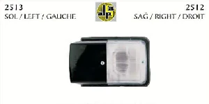 Unıversal Plaka Lamba-R.12  G.vitesli Sol - Pleksan-2513