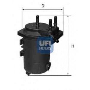 YAKIT FILTRESI RENAULT CLIO II 01>06 SYMBOL 01>09 NISSAN NOTE 06> MICRA III 03>10  1.5 dCI K9K  (DEL - UFI 24.052.00