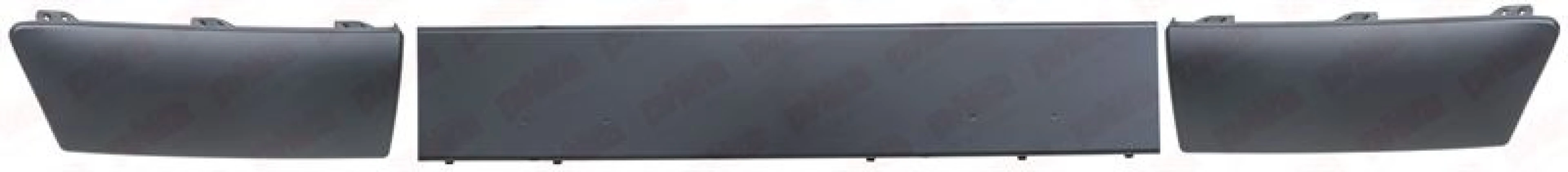 Renault Tampon Bandı On Sag / Sol>orta Takım Siyah Clio 09> - Phira CL-09703