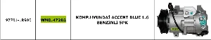 Unıversal Klima Kompresörü>klima Kompresörü>hyundai Accent Blue 1.6 Benzinli 5pk - Wondo-47202