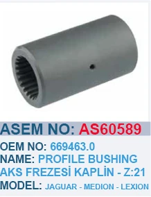 CLAAS AKS FREZESI KAPLIN Z-21 - 669463.0 - 669463.0