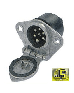 TIR RÖMORK FİŞİ DİŞİ EN TİPİ 7'Lİ GRİ FİŞLİ METAL (03RT0513) - SERTPLAS-EN3817FF