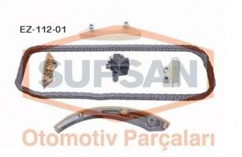EKSANTRIK ZINCIR SETI TRANSIT ( YENI MODEL ) V184 2,4TDCI 100PS / 120PS / 140PS PUMA 01>06 - SUPSAN EZ-112