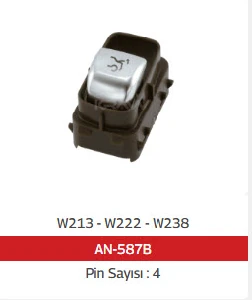 Unıversal Cam  Anahtarı>w213 - W222 - W238 Bagaj Açma - Kahverengi - 8q54 - Mcar-An587b