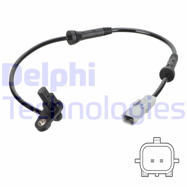 ABS SENSORU ARKA SOL LOGAN II SANDERO II DOKKER LOGY SYMBOL JOY 1.2 / 1.5DCI - DELPHI SS20758