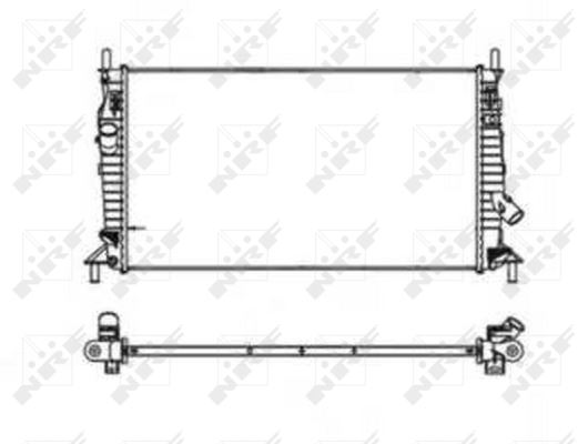 MOTOR SU RADYATORU BRAZING FOCUS - C MAX 1.6TDCI 03>11  MAZDA 3 1.4 - 1.6 03>09 VOLVO C30 C70 S40 V5 - NRF 53403