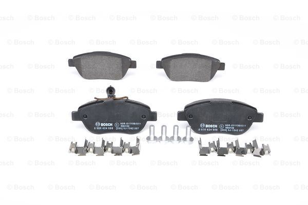ON FREN BALATASI FIAT BRAVO II DOBLO FIORINO BIPPER NEMO PRATICO EVO PUNTO STILO IDEA LINEA 08> OPEL - BOSCH 0986424596
