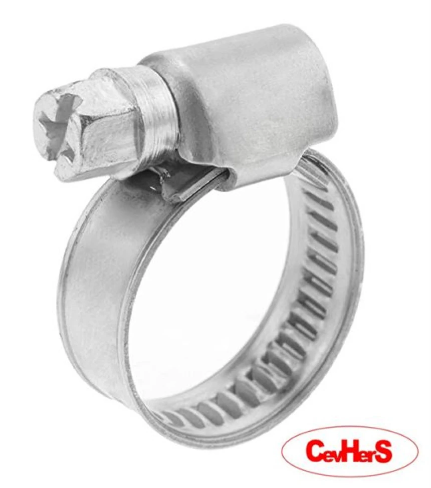 Unıversal Hortum Kelepcesi 16 25 Genislik 9mm (w2) Paslanmaz Celik - Ustun Ch16