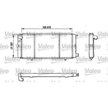Psa Motor Radyatoru P205 Gentry / Gti 1,9 - Valeo 810827