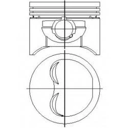 Tofas Motor Piston Segman Tempra Slx 1,6 (86,40 Cap) - Yenmak 31-03395-040