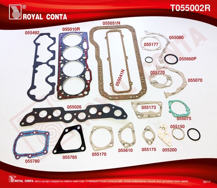 MOTOR TAKIM CONTA FIAT TEMPRA TIPO UNO SLX 1.6 91> - ROYAL T055002R