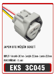 SOKET-3 PİN - EKS-3C045