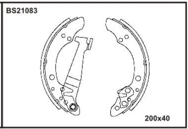 Vag Arka Fren Balatası Pabuc Cordoba İbiza Toledo Golf III Polo / Classıc Favorıt Felicia Fabıa - Beser Bs21083