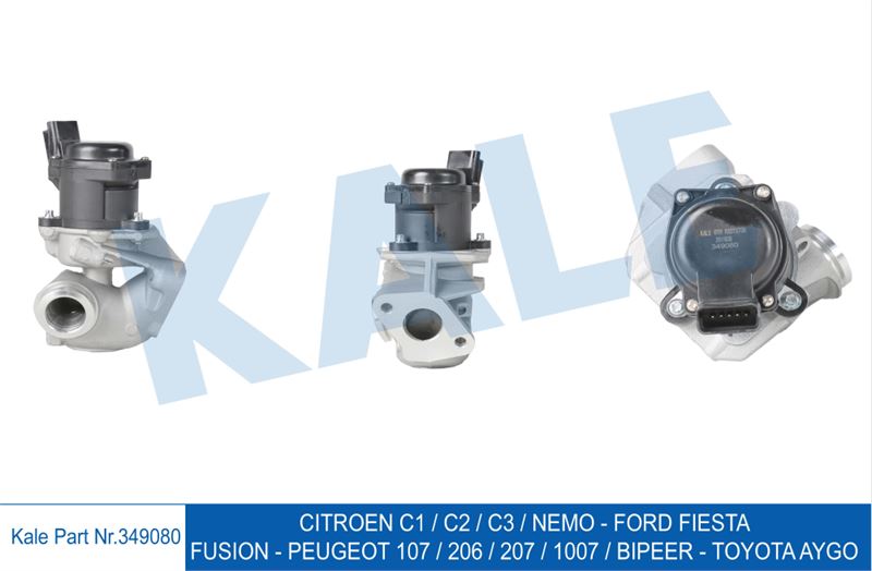 EGR VALFI P107 P1007 P207 P206 206+ (T3E) BIPPER C1 C2 C3 (I II III) C3 PLURIEL NEMO DV4TD (1,6HDI 8 - KALE 349080