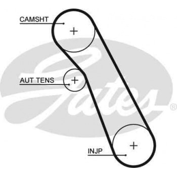 EKSANTRIK RULMAN KITI (TRIGER SETI) CONNECT 1.8TDCI 02>13 FOCUS 98>11 MONDEO 07>14 - GATES K015541XS