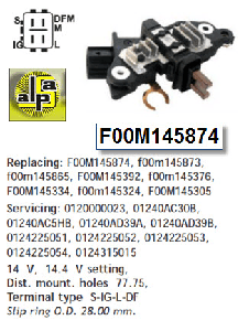 --TANIMSIZ-- KONJEKTÖR-12V TOYOTA CORONA/AVENSİS 4 FİŞLİ (1986AE0159) - BOSCH-F00M145874