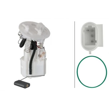 Renault Yakıt Pompası Megane II Cift Cikis 3 Bar 120 L / H - Hella 8tf358106-791