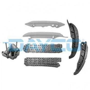 EKSANTRIK ZINCIR SETI ALT UST (2 ZINCIR+4xKIZAK+GERICI) BMW M47 D20 M57 D25 D30 E46 E60 E65 E87 E90 - DAYCO KTC1049
