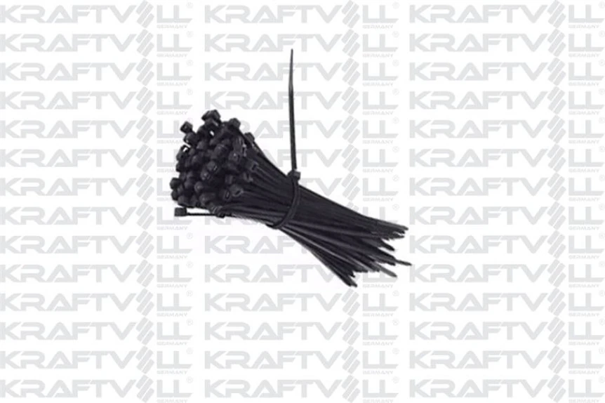 Unıversal Cirt Kelepce 4,8 MM 380 MM Siyah 100lu Paket - Kraftvoll 21031610