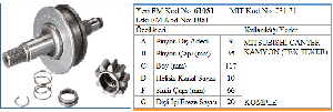 MARŞ DİŞLİSİ-JT 9D MITS.CANTER KISA - FORMMETAL-61051