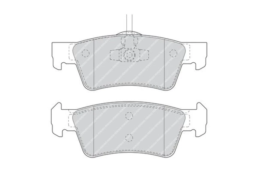 Vw Fren Balatası Arka - Gdb1672 - Frd Fdb1460